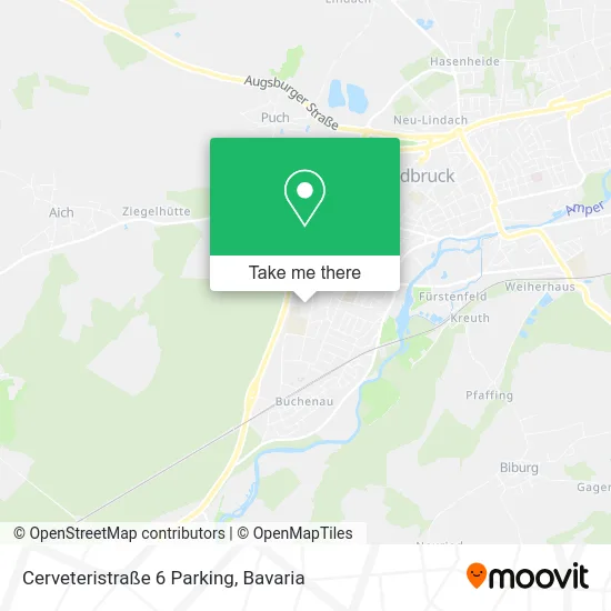 Cerveteristraße 6 Parking map
