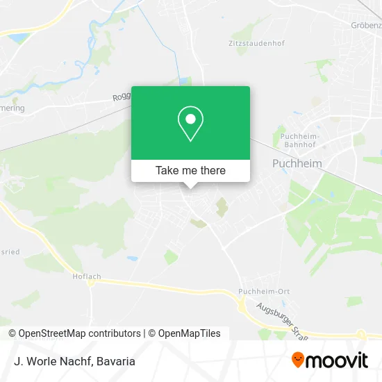 Карта J. Worle Nachf