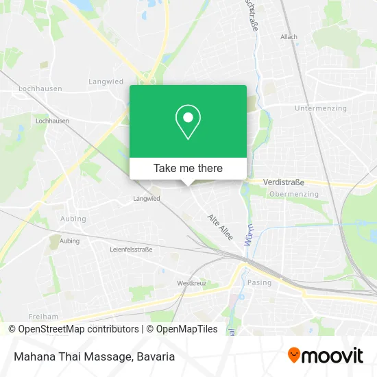 Карта Mahana Thai Massage