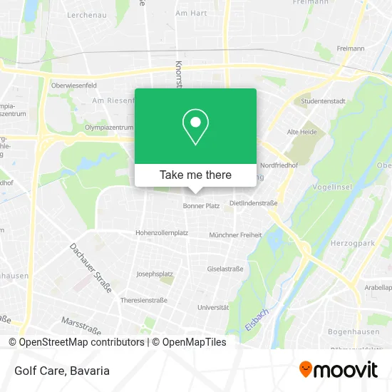 Golf Care map