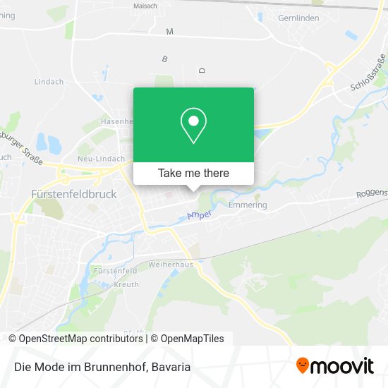 Карта Die Mode im Brunnenhof