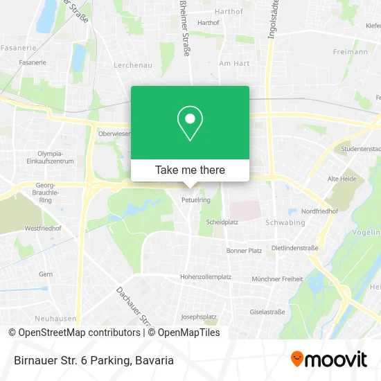 Карта Birnauer Str. 6 Parking