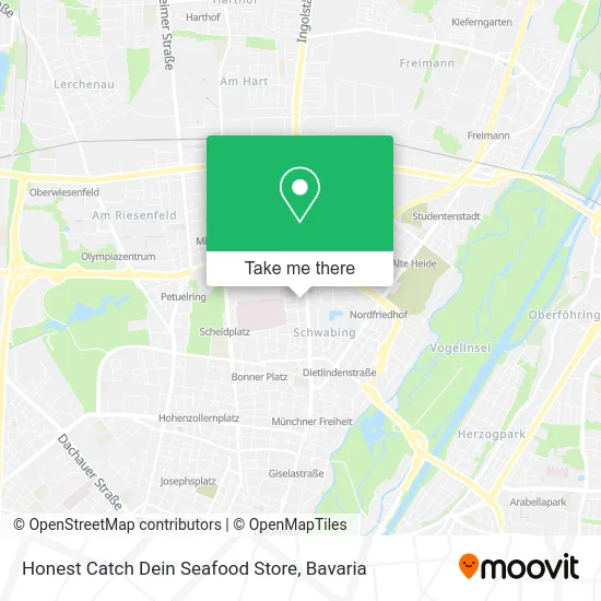 Карта Honest Catch Dein Seafood Store