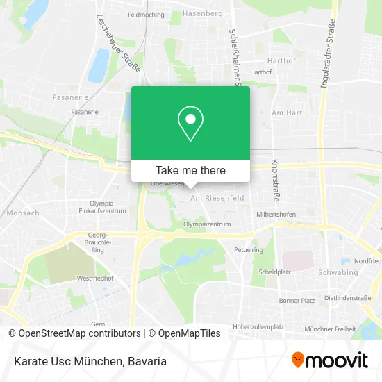 Карта Karate Usc München