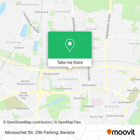 Карта Moosacher Str. 29b Parking