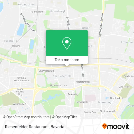 Riesenfelder Restaurant map