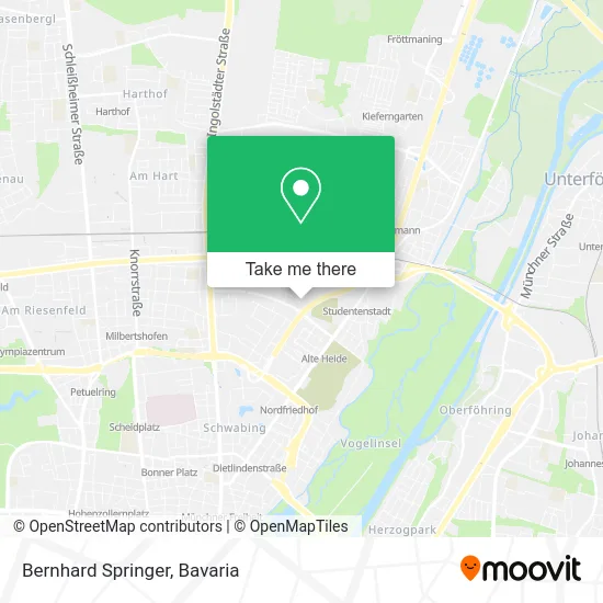 Карта Bernhard Springer