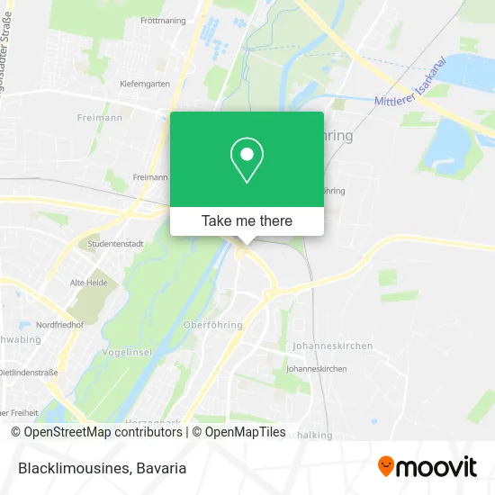 Blacklimousines map