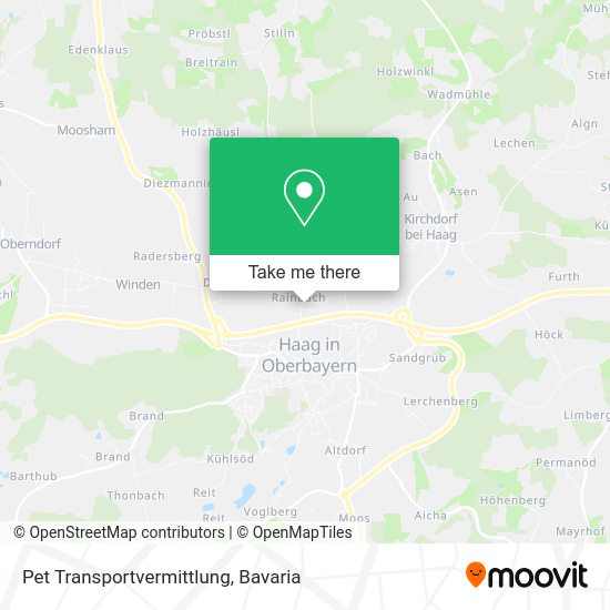 Карта Pet Transportvermittlung