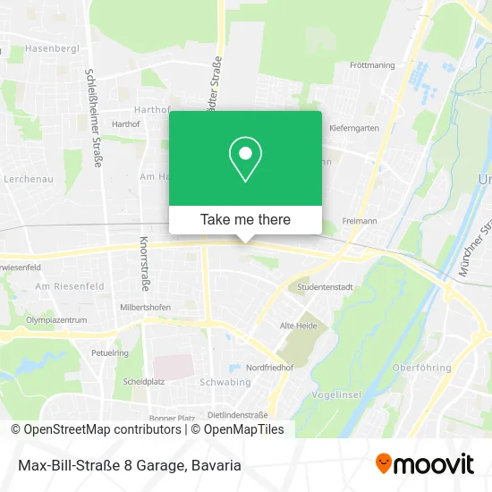 Карта Max-Bill-Straße 8 Garage