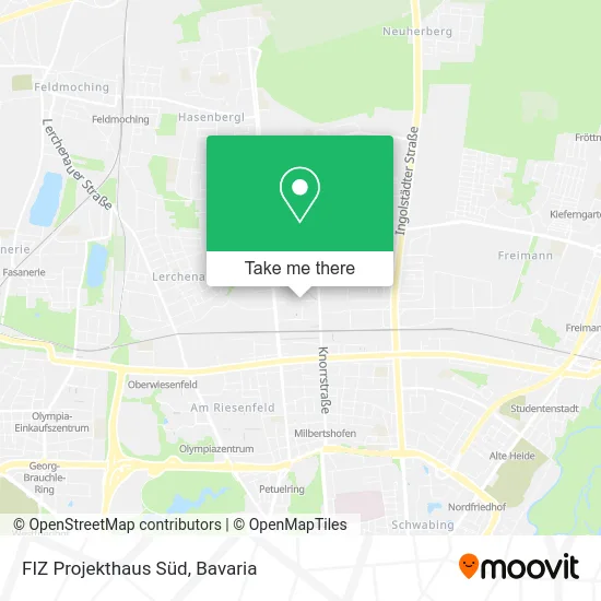 Карта FIZ Projekthaus Süd