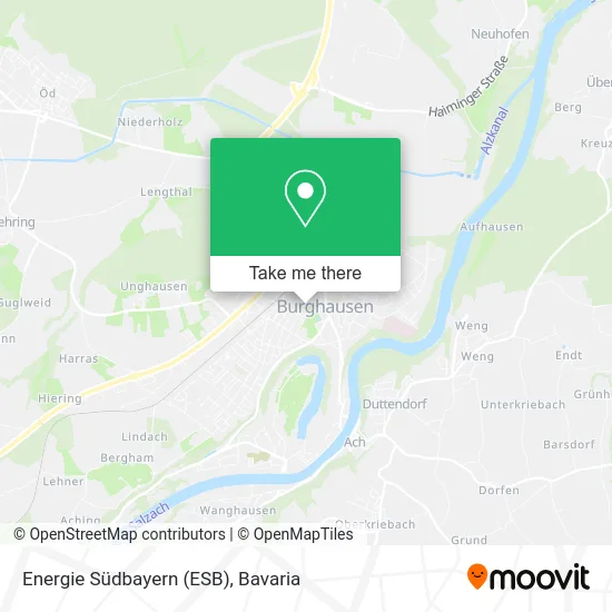 Карта Energie Südbayern (ESB)
