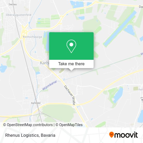 Карта Rhenus Logistics