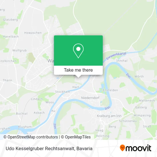 Карта Udo Kesselgruber Rechtsanwalt