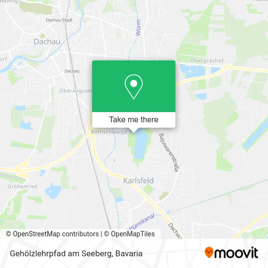 Карта Gehölzlehrpfad am Seeberg