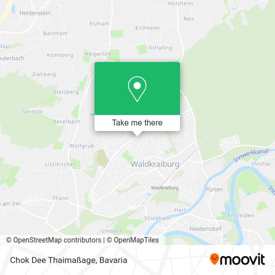 Карта Chok Dee Thaimaßage