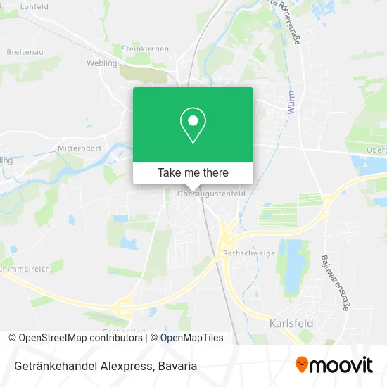 Getränkehandel Alexpress map