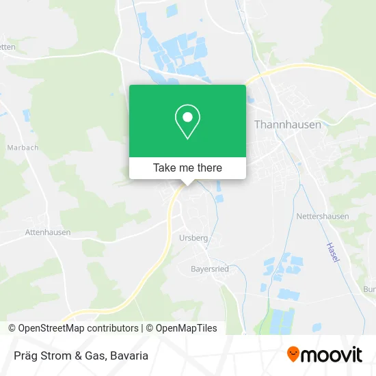 Präg Strom & Gas map