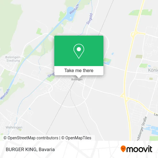Карта BURGER KING