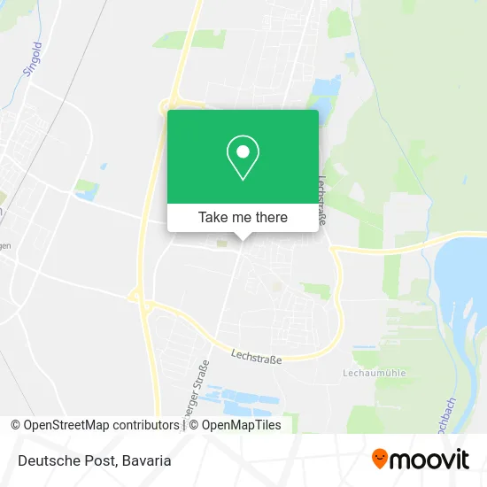 Карта Deutsche Post