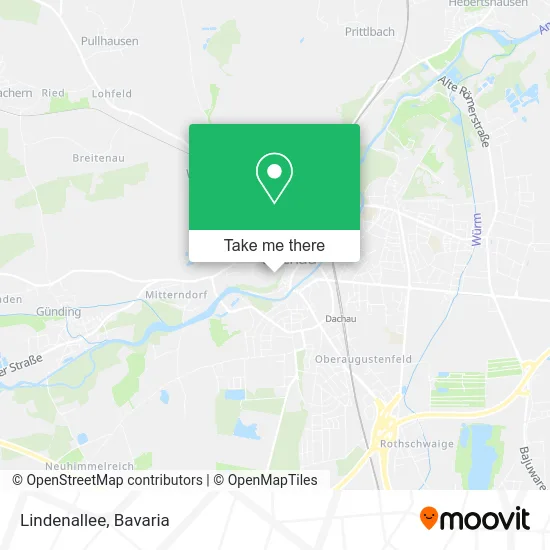 Карта Lindenallee