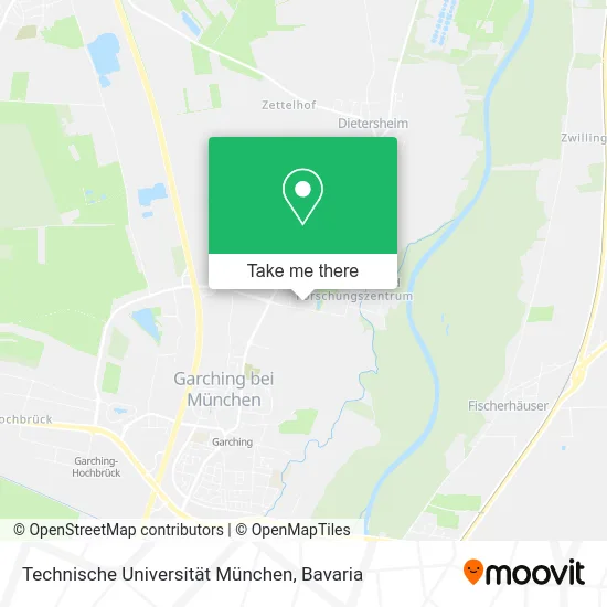 Карта Technische Universität München