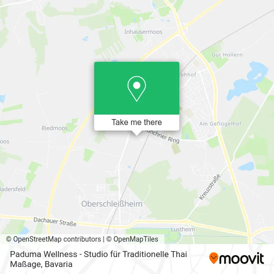 Карта Paduma Wellness - Studio für Traditionelle Thai Maßage