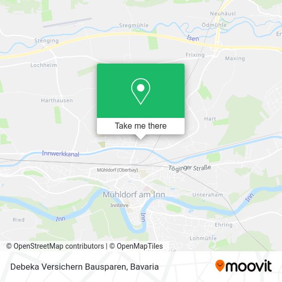 Карта Debeka Versichern Bausparen