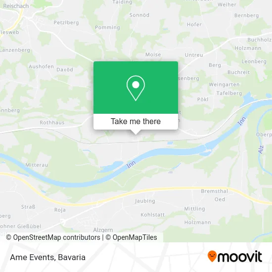 Ame Events map