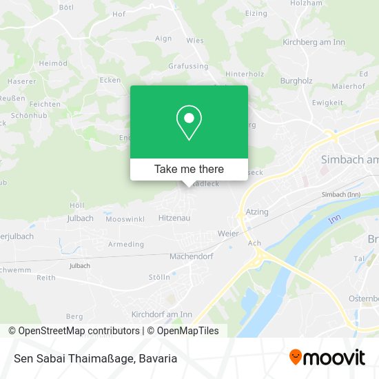 Карта Sen Sabai Thaimaßage