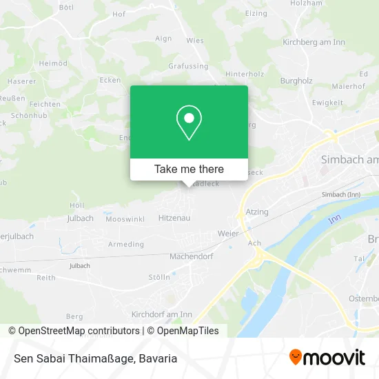Карта Sen Sabai Thaimaßage