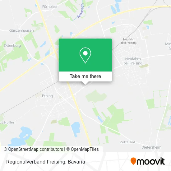 Карта Regionalverband Freising