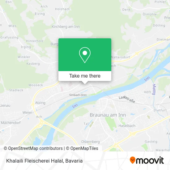 Карта Khalaili Fleischerei Halal
