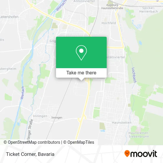 Карта Ticket Corner