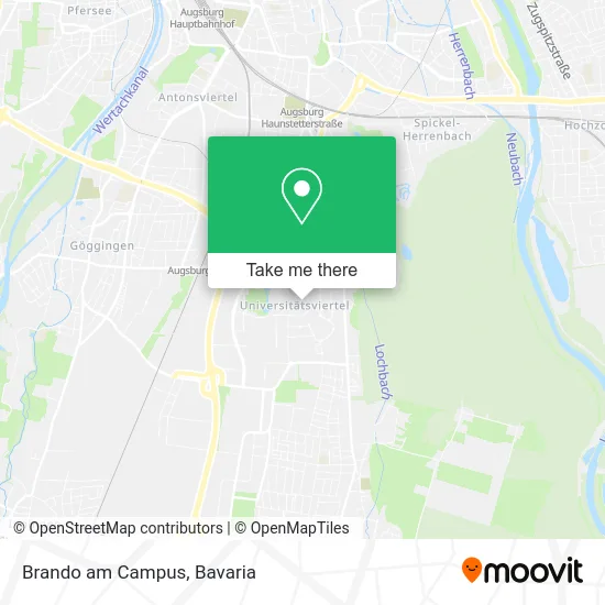 Карта Brando am Campus