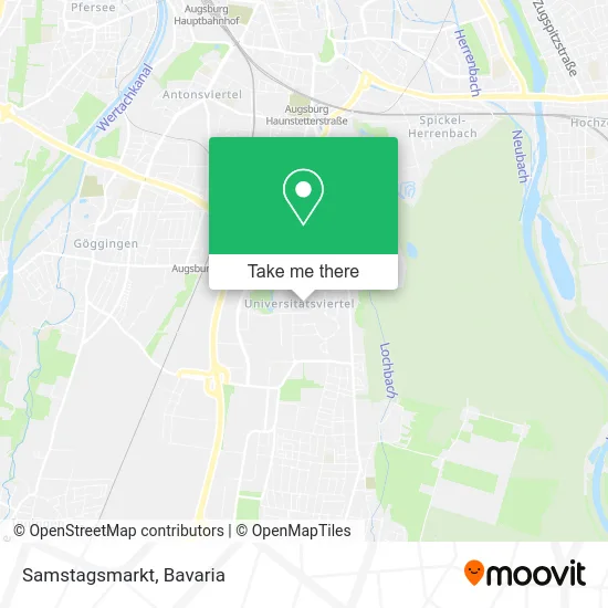 Карта Samstagsmarkt