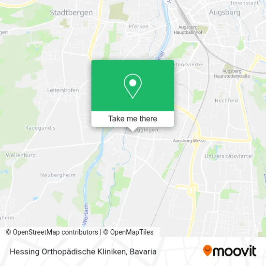 Hessing Orthopädische Kliniken map