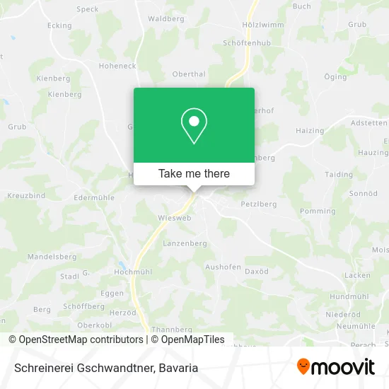 Карта Schreinerei Gschwandtner