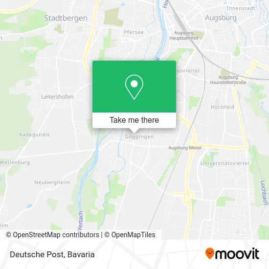 Deutsche Post map