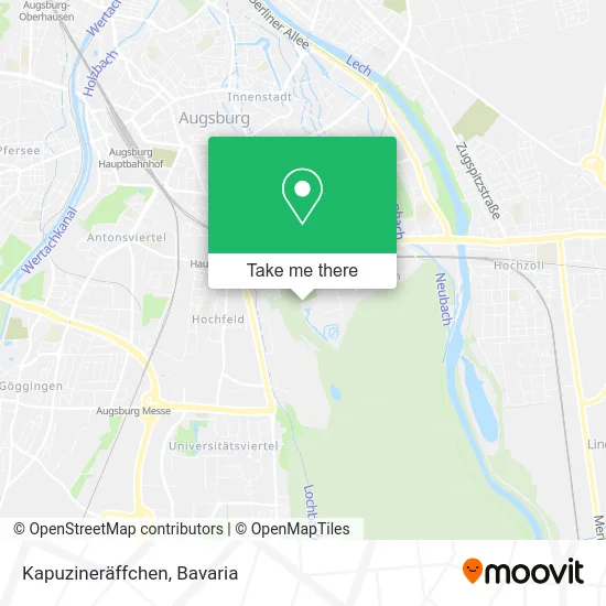 Карта Kapuzineräffchen