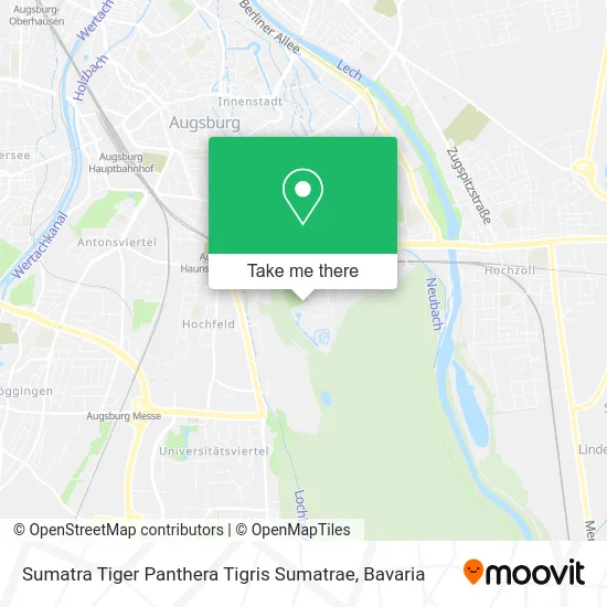 Карта Sumatra Tiger Panthera Tigris Sumatrae