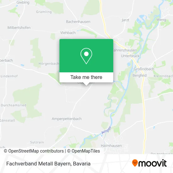Карта Fachverband Metall Bayern
