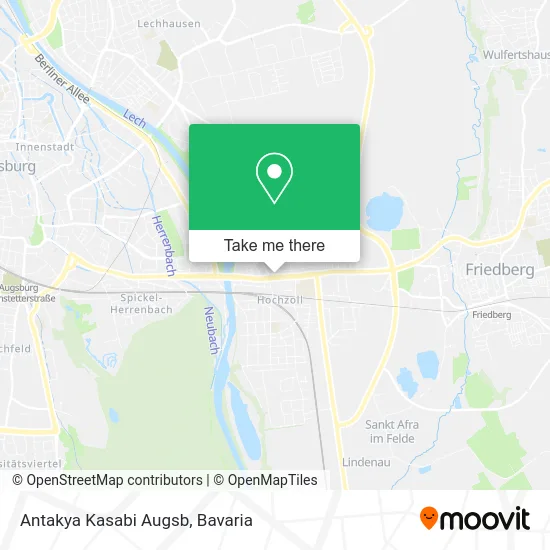 Карта Antakya Kasabi Augsb