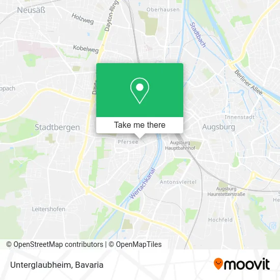 Карта Unterglaubheim