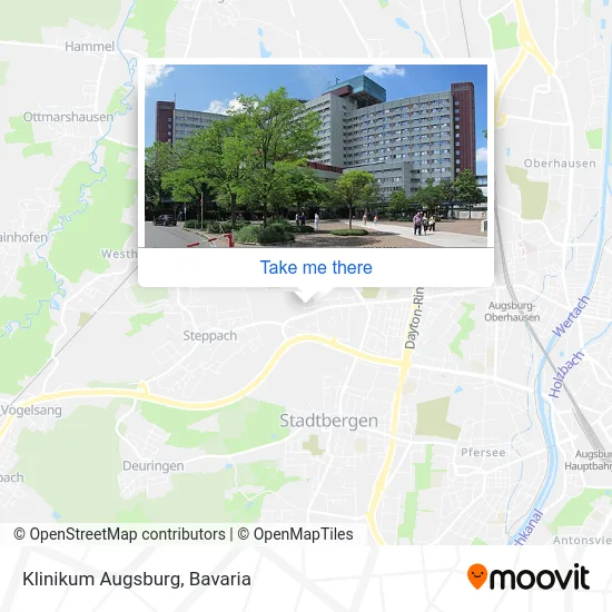 Карта Klinikum Augsburg
