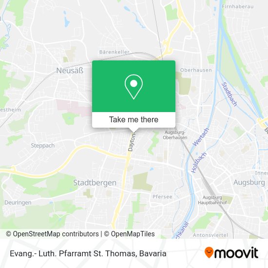 Карта Evang.- Luth. Pfarramt St. Thomas