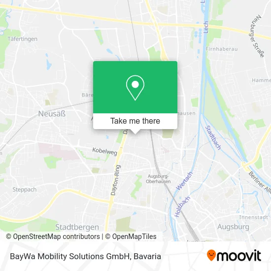 Карта BayWa Mobility Solutions GmbH