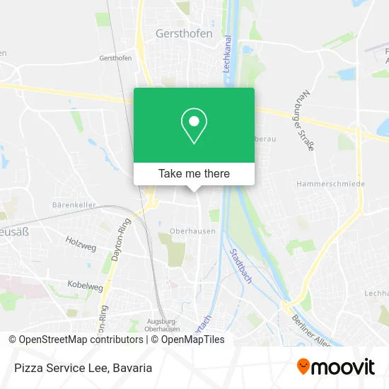 Карта Pizza Service Lee