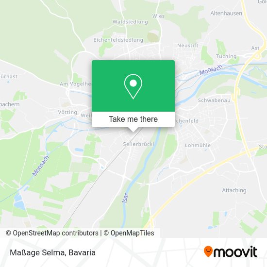 Карта Maßage Selma