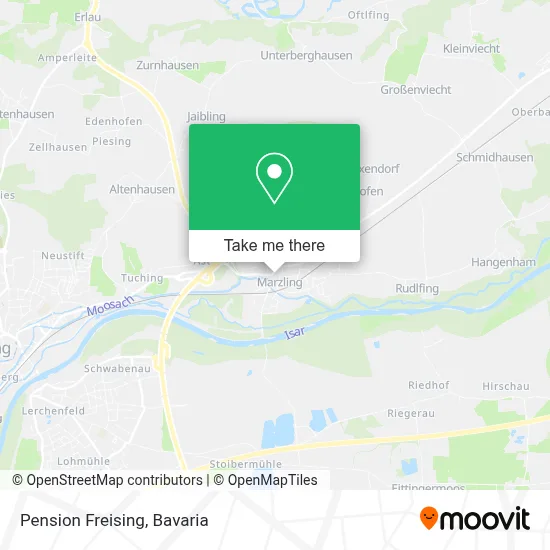 Pension Freising map